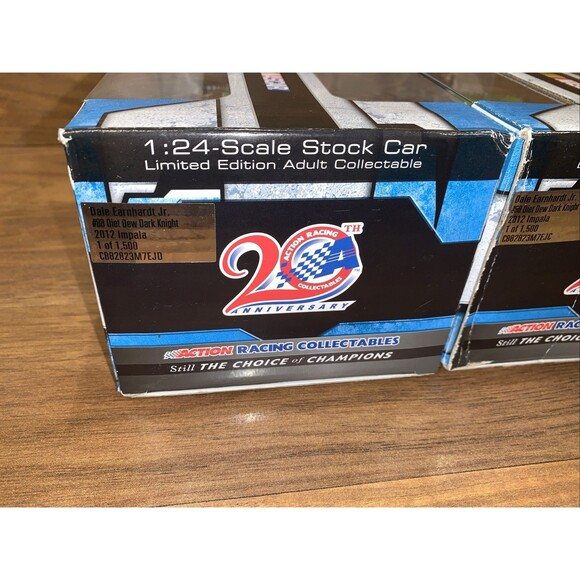 Dale Jr 2012 Impala #88 Diet Dew Dark Knight Nascar 1/24 Black & Silver Diecast - Picture 4 of 11